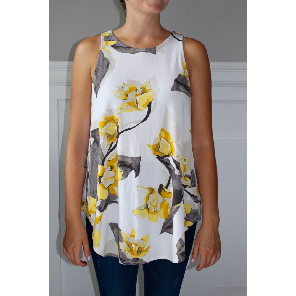 Floral Knit Racer Tank from Macy’s